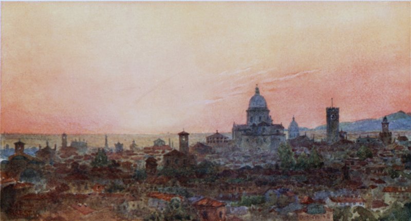 Brescia (farve litho) af William Wiehe Collins