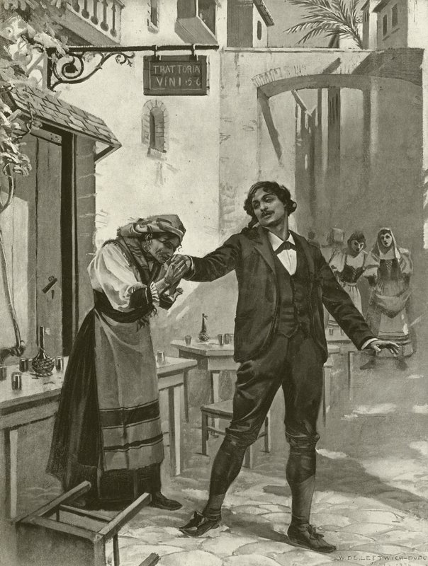 Cavalleria Rusticana, Scene XI (gravering) af William de Leftwich Dodge