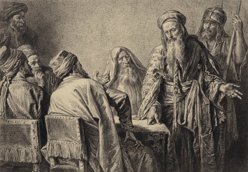 Overpræsternes officerer af after Albert Robida