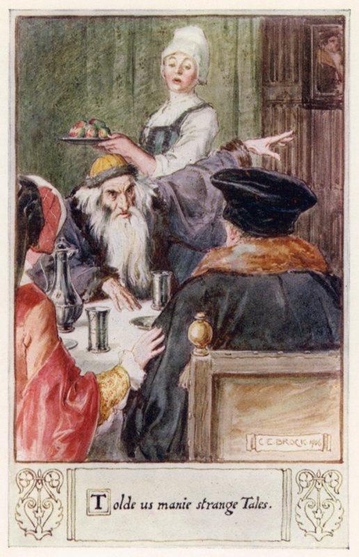 Fortalte os mange mærkelige Fortællinger af after Charles Edmund Brock