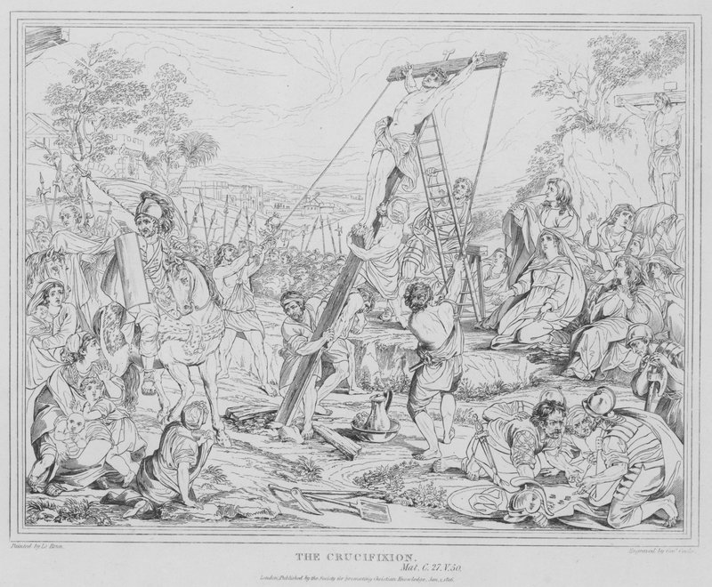 Korsfæstelsen, Matthæus af after Charles Le Brun