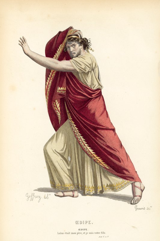 Ødipus af after Edmond A.F. Geffroy