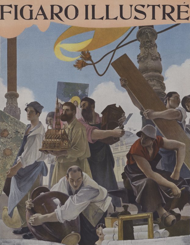 Verdensudstilling 1900 af after Francois Flameng