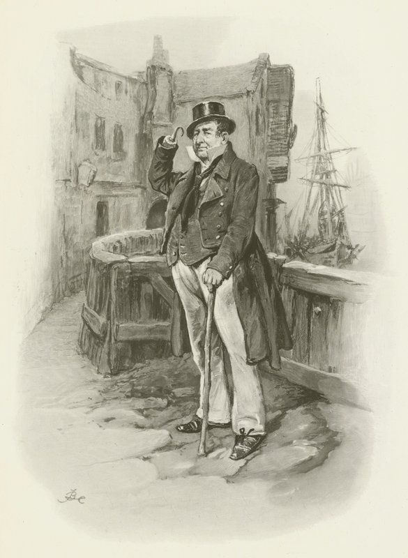 Kaptajn Cuttle af after Frederick Barnard
