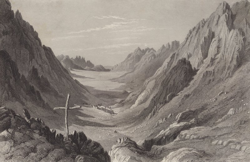 Sinai ørken af after Harry Fenn