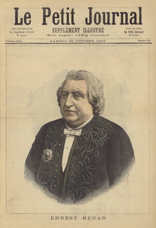 Ernest Renan af after Henri Meyer