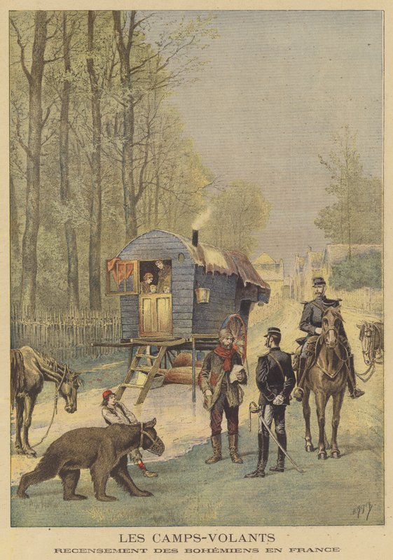Rejsende af after Henri Meyer