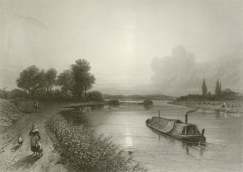 River Trent, nær Wighnor af Henry after Warren