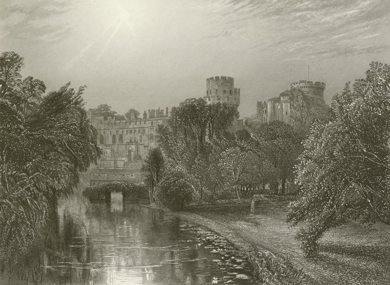 Warwick Castle, før ilden af Henry after Warren