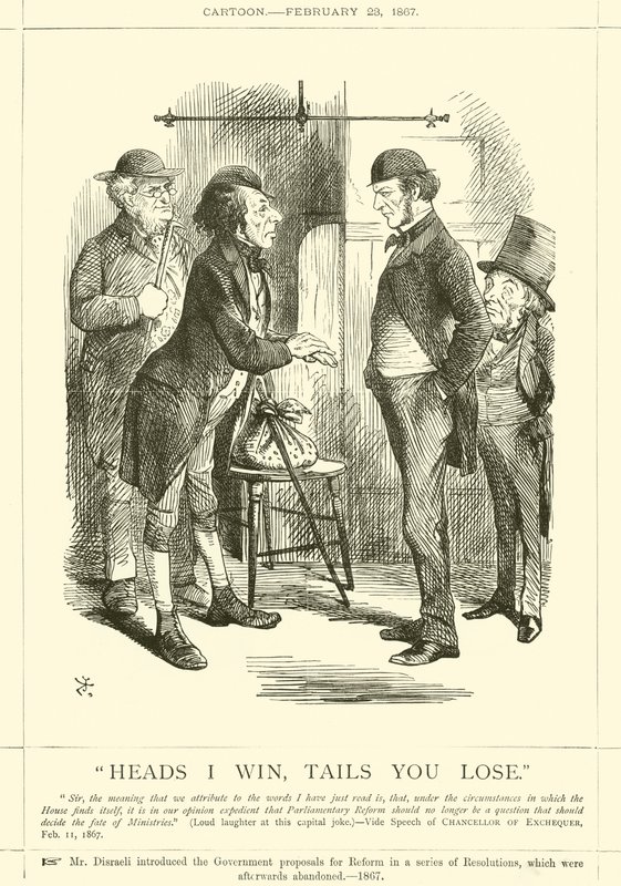 Plat jeg vinder, krone du taber af after John Tenniel