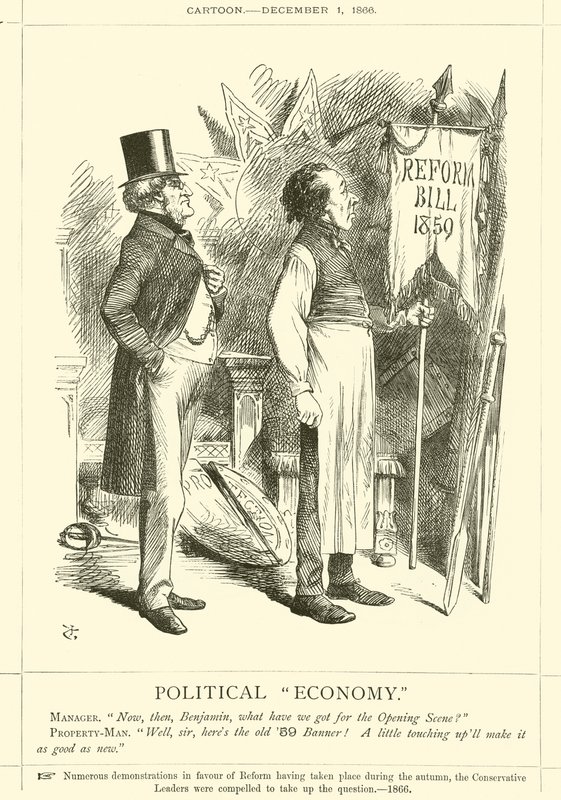 Politisk økonomi af after John Tenniel