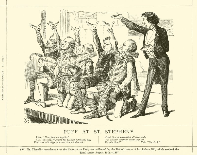 Puff ved St Stephens af after John Tenniel