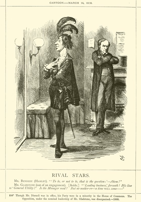 rivaliserende stjerner af after John Tenniel