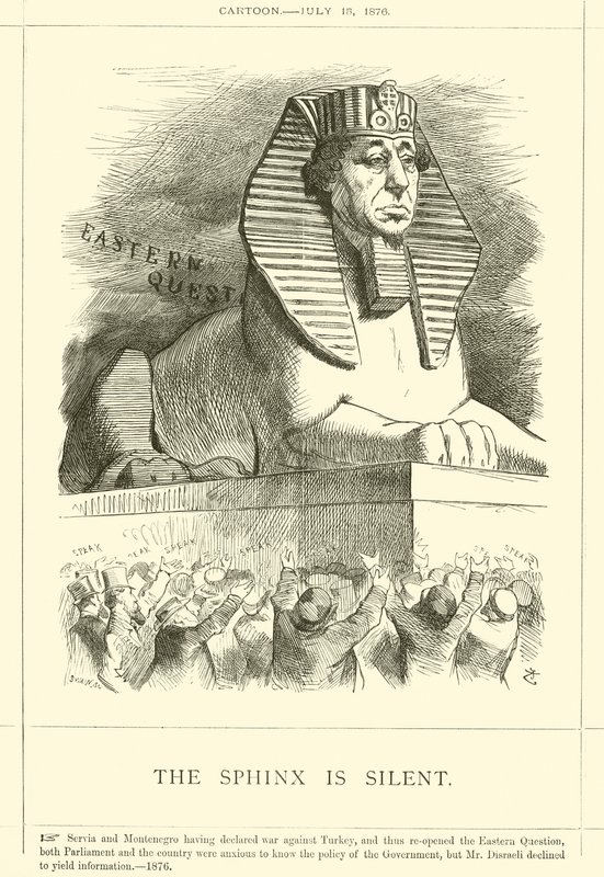 Sfinxen er tavs af after John Tenniel