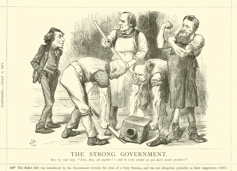 Den stærke regering af after John Tenniel