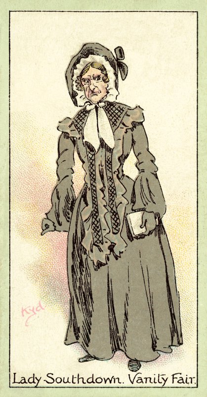 Lady Southdown, Vanity Fair (chromolitho) af after Joseph Clayton Clarke