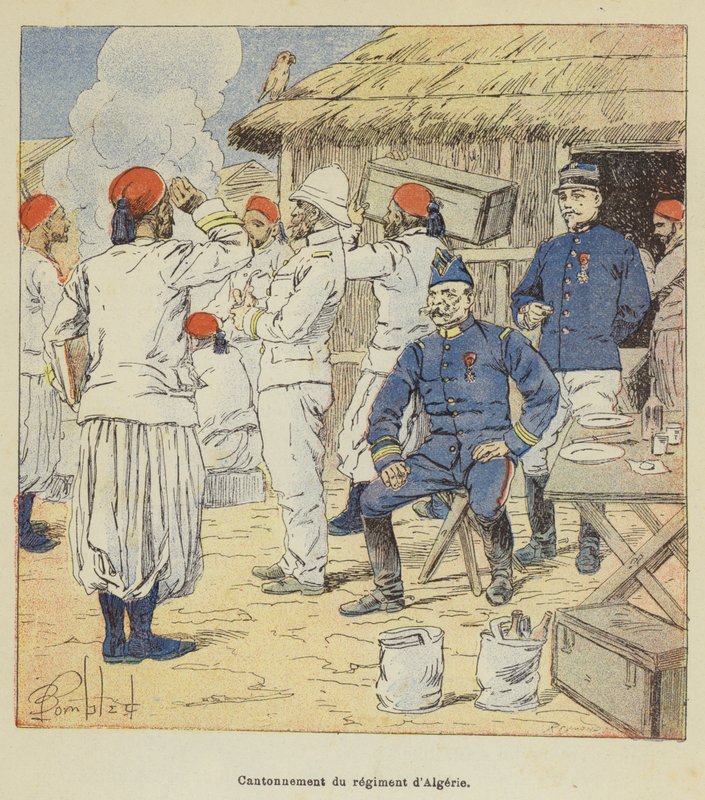 Kanton af det algeriske regiment af after Louis Charles Bombled