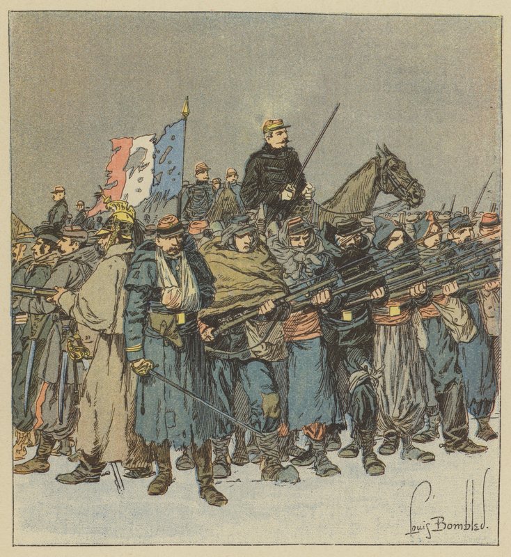 De reddede æren! af after Louis Charles Bombled