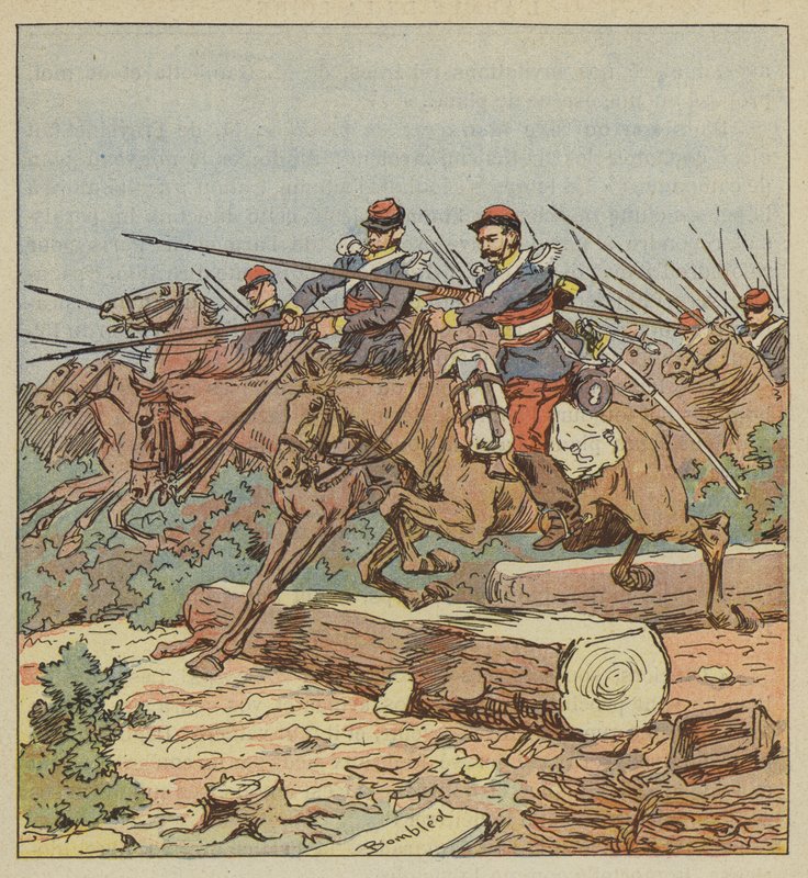 Anklagen om Montbarrois af after Louis Charles Bombled