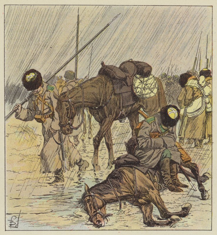 Regnen af after Louis Charles Bombled
