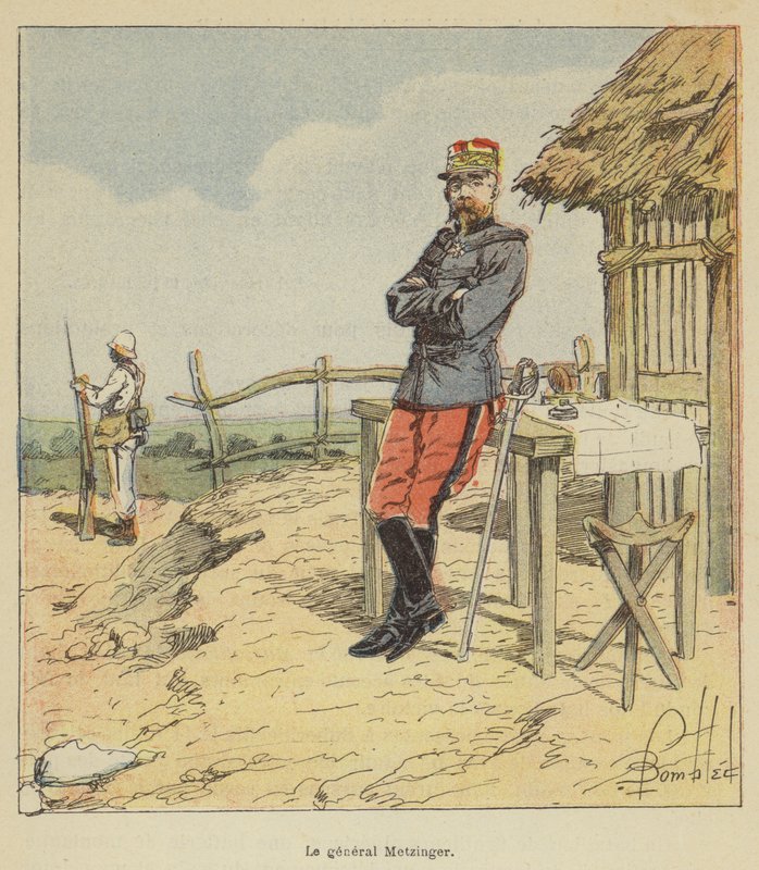 General Metzinger af after Louis Charles Bombled