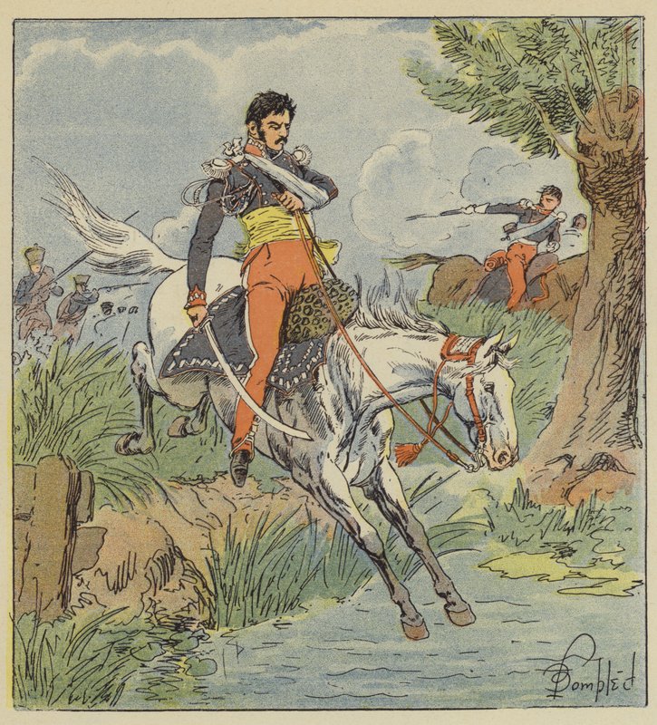 Marskal Poniatowski af after Louis Charles Bombled