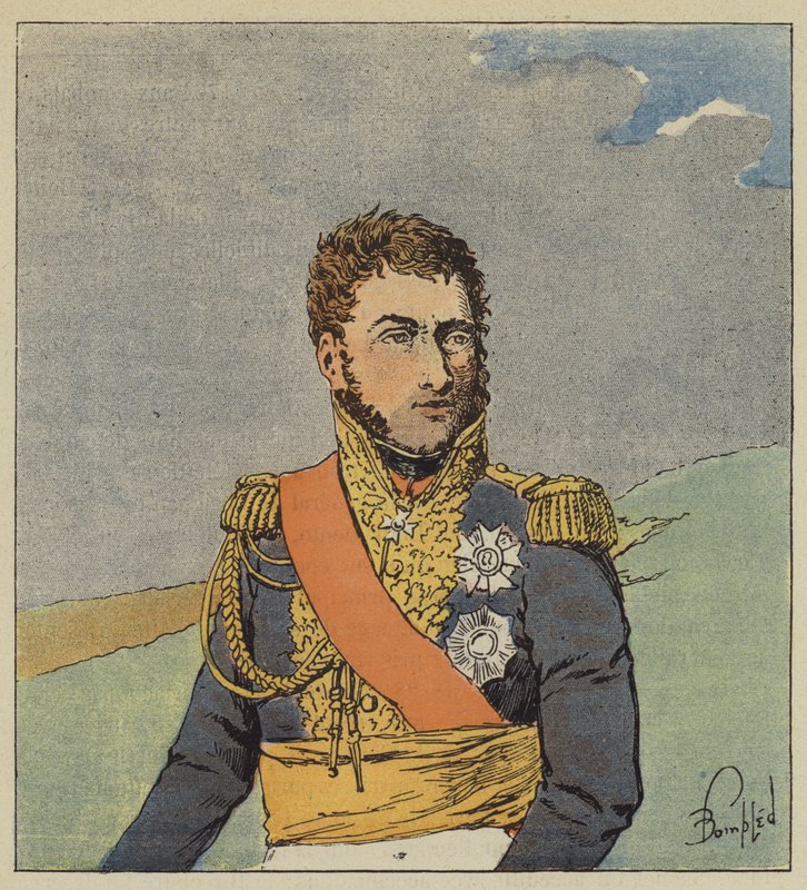 Marskal Suchet af after Louis Charles Bombled