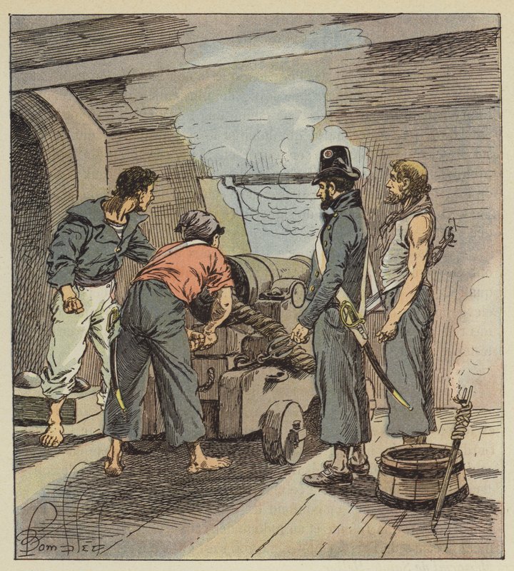 Sømænd 1805-1815 af after Louis Charles Bombled