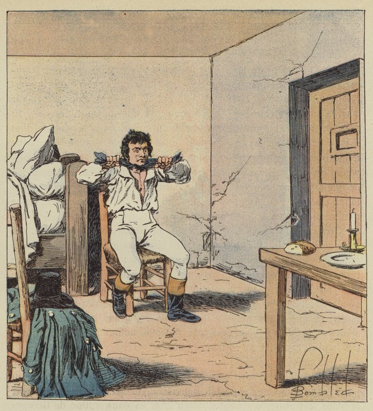 Mort de Pichegru af after Louis Charles Bombled