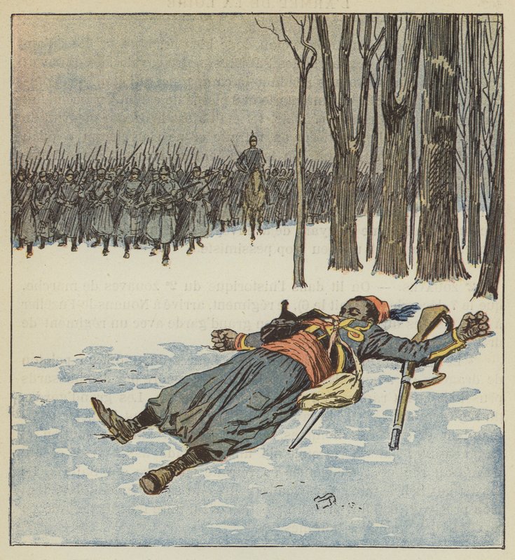 Heroisk død af en tyrker af after Louis Charles Bombled