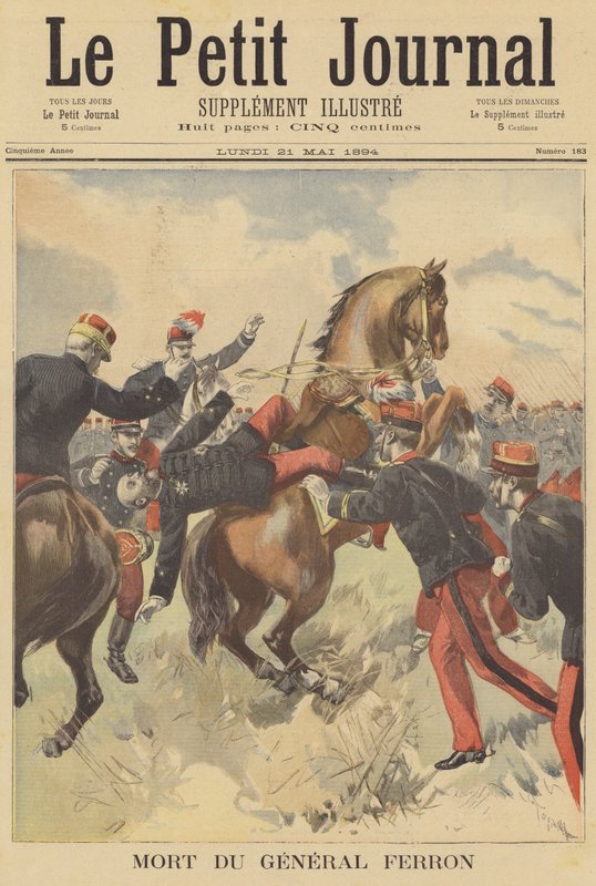 General Ferrons død af after Oswaldo Tofani