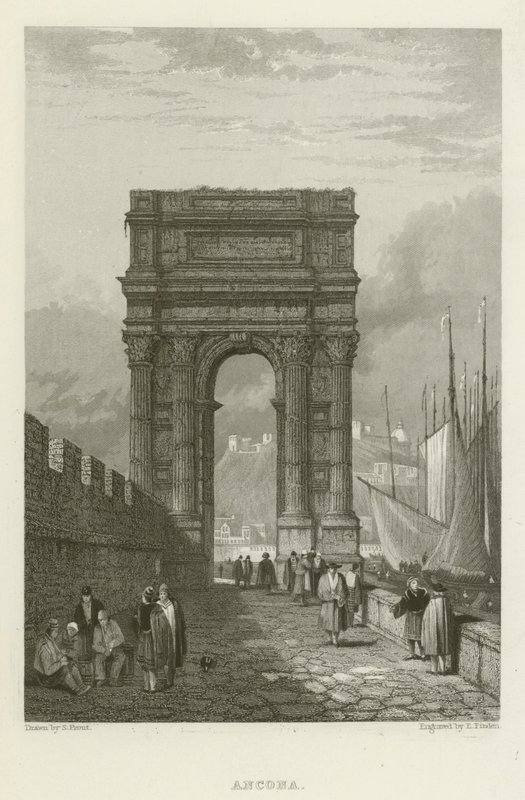 Ancona af Samuel (after) Prout