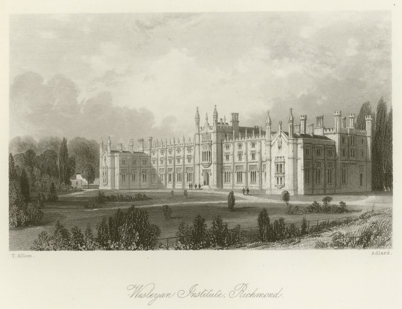 Wesleyan Institute, Richmond af after Thomas Allom